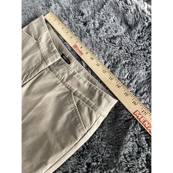 Eileen‎ Fisher Women's Cotton Blend Pockets Flat Front Chino Pants Tan Size 6P - Picture 7 of 9